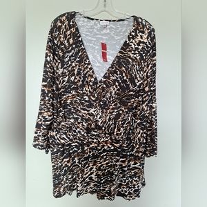 40. Nwt animal print top